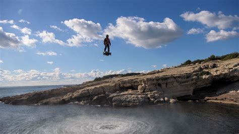 Hoverboard Daredevil Speeds Over Atlantic Ocean